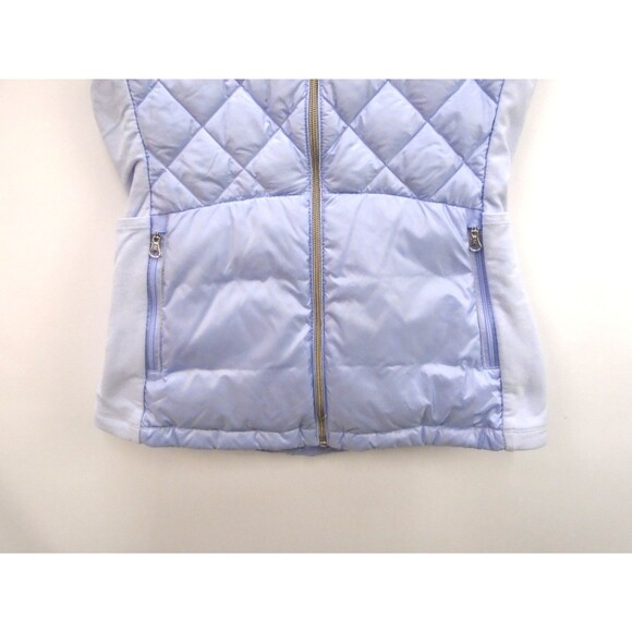 Lululemon Womens Size 6 Down For A Run Quilted Puffer Vest Light Blue Full Zip - Picture 3 of 7